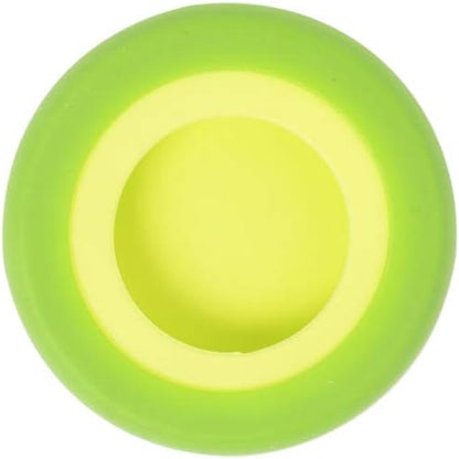 2pc Reusable Silicone Citrus Savers | BPA Free & Dishwasher Safe | Fruit Produce Storage for Orange, Lemon, Lime, Banana, Cans & More | 2 Pack Round, Forest Mint