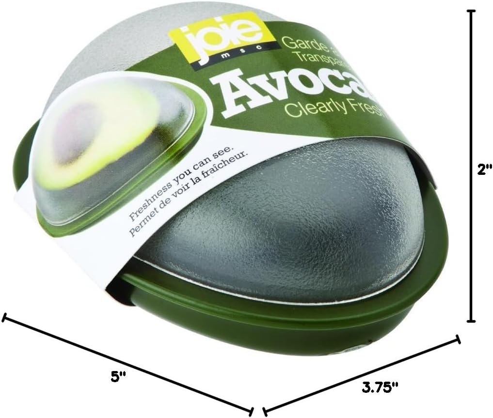 Joie Fresh Pod Lemon Storage Container, Keeps Leftover Half Flavorful and Firm in Fridge, Reusable Kitchen Gadget, BPA Free, Dishwasher Safe