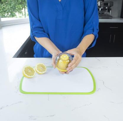 Joie Fresh Pod Lemon Storage Container, Keeps Leftover Half Flavorful and Firm in Fridge, Reusable Kitchen Gadget, BPA Free, Dishwasher Safe