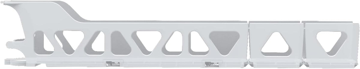 Beverage Dispensers Universal Fit, Cut to Size - Gravity Fed for Wire Shelves in Commercial Refrigerators (Pack of 14 lanes for 2 shelves) Drink Dispenser and Organizer for Cans, Bottles & Beverages