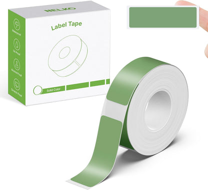 Genuine P21 Label Maker Tape, 14x40mm (0.55"x1.57"), Standard Laminated Thermal Label Tape Replacement, for Home Office, 180 Labels/Roll, White