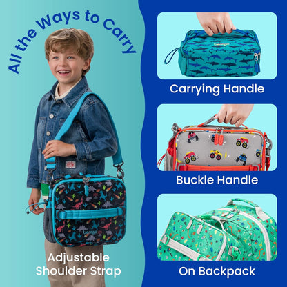 Kids Prints Double-Insulated Reusable Lunch Bag