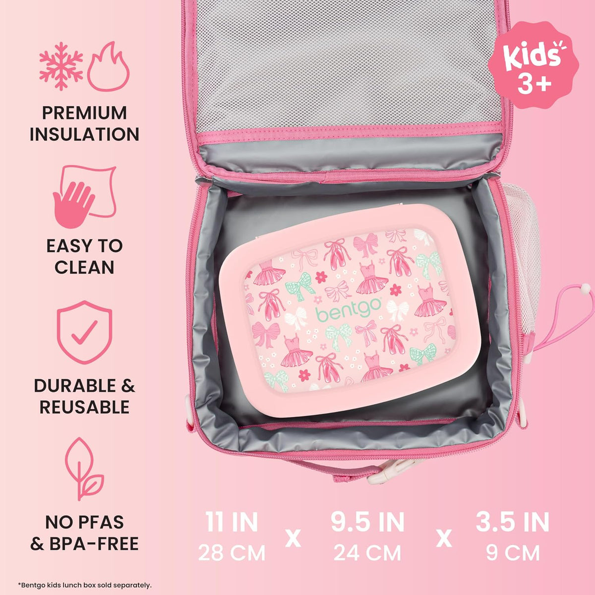 Kids Prints Double-Insulated Reusable Lunch Bag