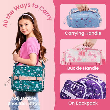 Kids Prints Double-Insulated Reusable Lunch Bag