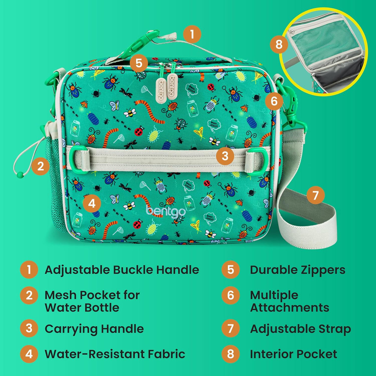Kids Prints Double-Insulated Reusable Lunch Bag