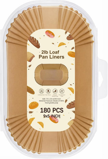 150 Pcs Mini Loaf Pan Liners Compatible with Wilton Mini Loaf Pan