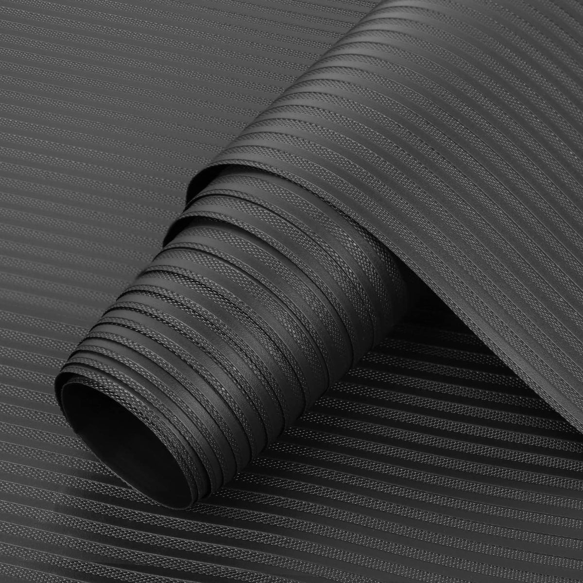 Shelf Drawer Liner for Kitchen Cabinets, Black, 11.8 x 78.7 in