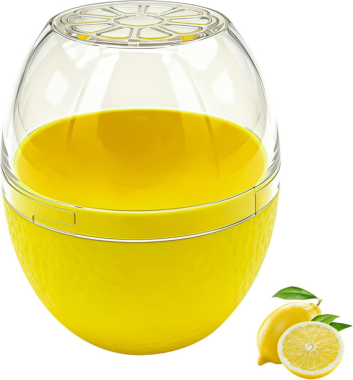 1 Pack Lemon Storage Containers, Lime Saver Fruit Storage Holder Fresh Keeper, Durable Storage Holder for Fridge/Fruit Lovers