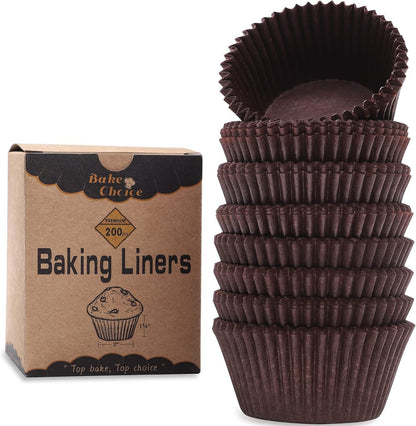 200pcs Standard Cupcake Liners for Baking, Muffin Liners