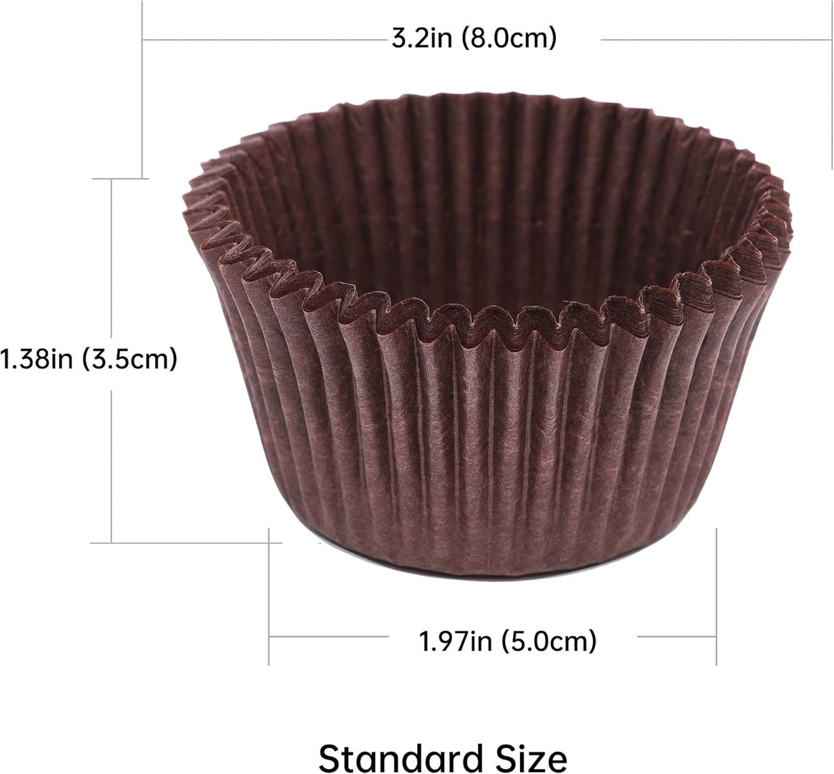 200pcs Standard Cupcake Liners for Baking, Muffin Liners