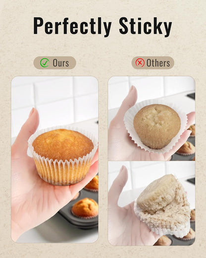 200pcs Standard Cupcake Liners for Baking, Muffin Liners