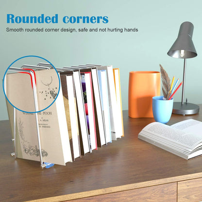 Reusable Storage Bags Rack, Drying Rack for Storage Bags, Stainless Stand for Reusable Freezer Containers & Vacuum Sealer Bags , File Organizer Desktop Storage, Kitchen Storage & Organization (Silver)
