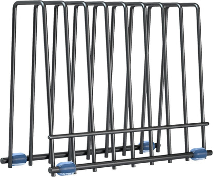 Reusable Storage Bags Rack, Drying Rack for Storage Bags, Stainless Stand for Reusable Freezer Containers & Vacuum Sealer Bags , File Organizer Desktop Storage, Kitchen Storage & Organization (Silver)
