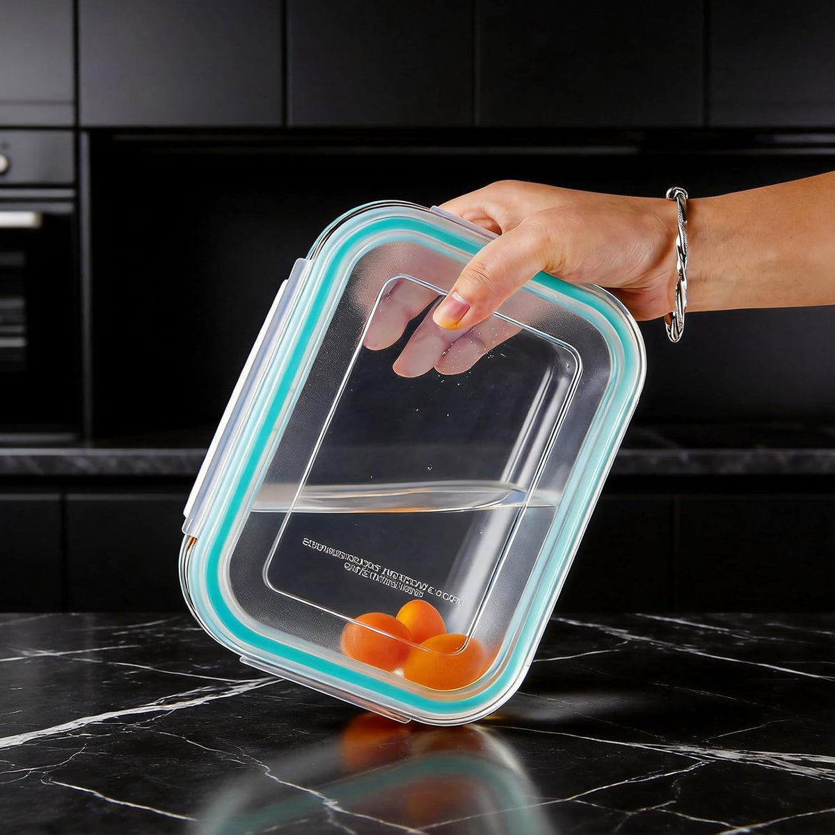 Glass Food Storage Containers with Lids, Meal Prep Containers, Airtight Bento Boxes with Leak Proof Locking for Microwave, Oven, Freezer and Dishwasher, BPA Free