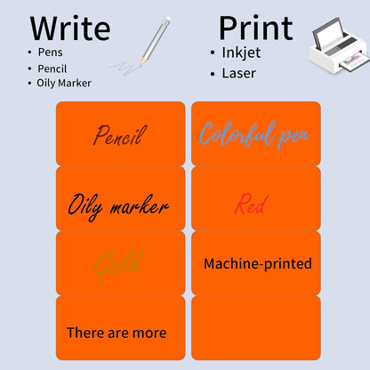 Transparent Stickers Labels - 2" x 4" Address Labels Mailing Stickers for Laser/Inkjet Printer 8.5"×11"- 20 Sheet
