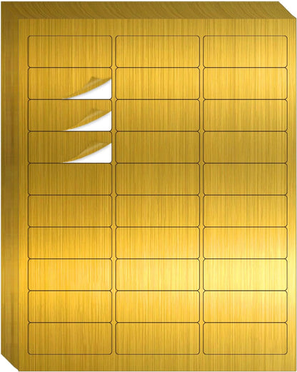 Transparent Stickers Labels - 2" x 4" Address Labels Mailing Stickers for Laser/Inkjet Printer 8.5"×11"- 20 Sheet