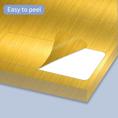 Transparent Stickers Labels - 2" x 4" Address Labels Mailing Stickers for Laser/Inkjet Printer 8.5"×11"- 20 Sheet
