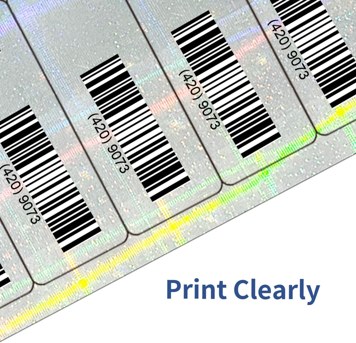 Transparent Stickers Labels - 2" x 4" Address Labels Mailing Stickers for Laser/Inkjet Printer 8.5"×11"- 20 Sheet