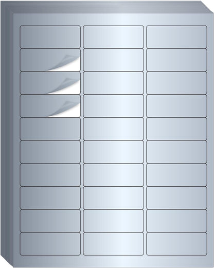 Transparent Stickers Labels - 2" x 4" Address Labels Mailing Stickers for Laser/Inkjet Printer 8.5"×11"- 20 Sheet