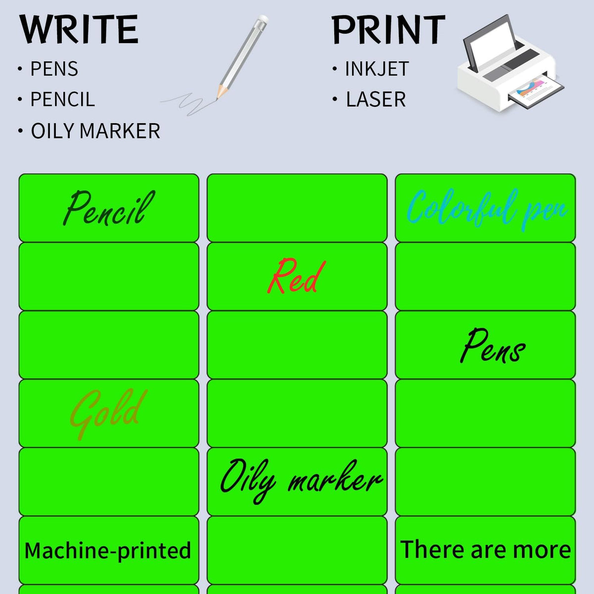 Transparent Stickers Labels - 2" x 4" Address Labels Mailing Stickers for Laser/Inkjet Printer 8.5"×11"- 20 Sheet