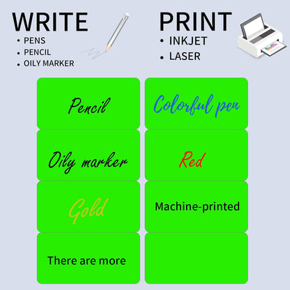 Transparent Stickers Labels - 2" x 4" Address Labels Mailing Stickers for Laser/Inkjet Printer 8.5"×11"- 20 Sheet