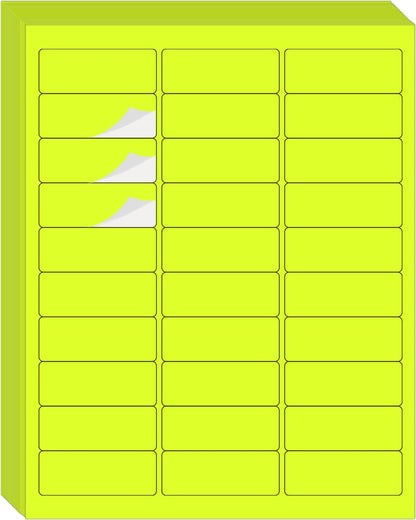 Transparent Stickers Labels - 2" x 4" Address Labels Mailing Stickers for Laser/Inkjet Printer 8.5"×11"- 20 Sheet