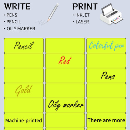 Transparent Stickers Labels - 2" x 4" Address Labels Mailing Stickers for Laser/Inkjet Printer 8.5"×11"- 20 Sheet