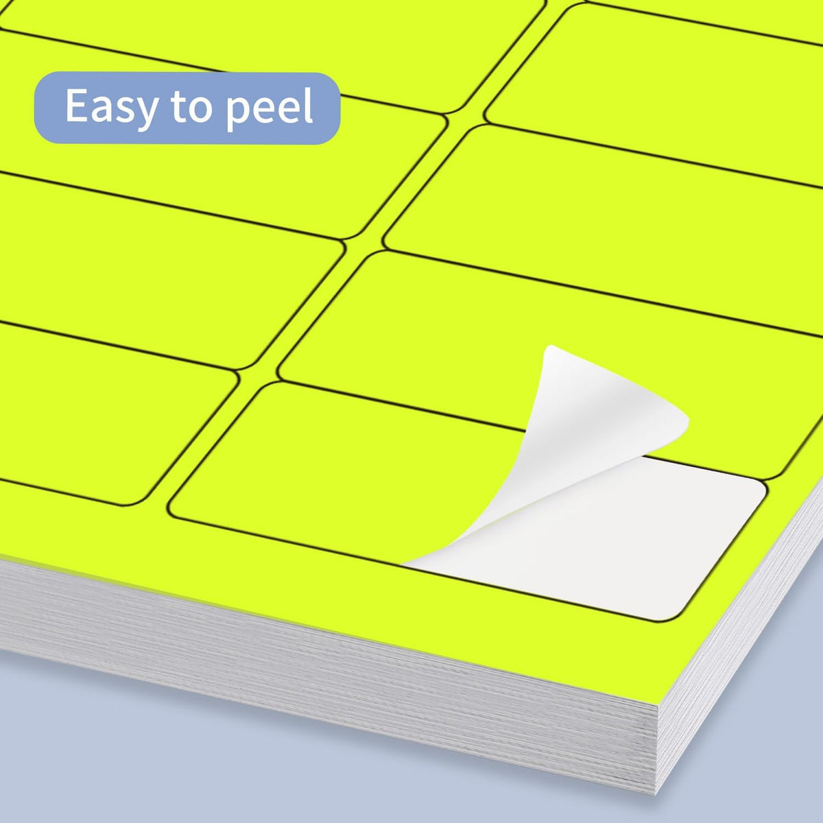 Transparent Stickers Labels - 2" x 4" Address Labels Mailing Stickers for Laser/Inkjet Printer 8.5"×11"- 20 Sheet