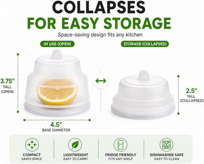 inc. Essentials Lemon Keeper Container Onion Saver Avocado Holder Silicone Collapsible Produce Saver Food Storage BPA Free