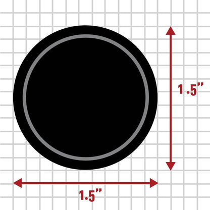Ultimate Spice Label Set 525 Preprinted Water Resistant Round Spice Jar Labels Set 1.5" with Extra Fine White Paint Pen(Modern Black)
