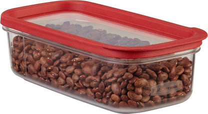 16-Cup Modular Dry Food Storage Zylar Container,Clear