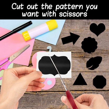 Chalkboard Labels Waterproof Reusable Label for Food Containers Chalk Sticker Labels with 2 Liquid Chalk Markers for Mason Jars, Parties Decoration, Craft Rooms, Storage, Home, Kitchen