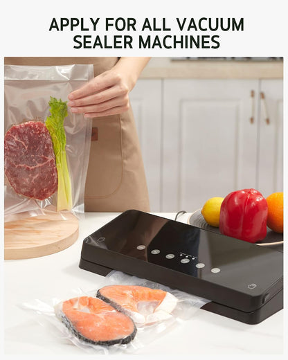 150 Pcs Vacuum Sealer Bags for Food, 8x12+11x16+6x10, BPA Free