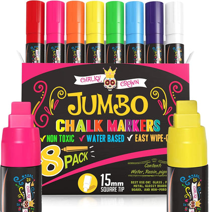 Liquid Chalk Markers - Bold Chalkboard Markers -, 6mm