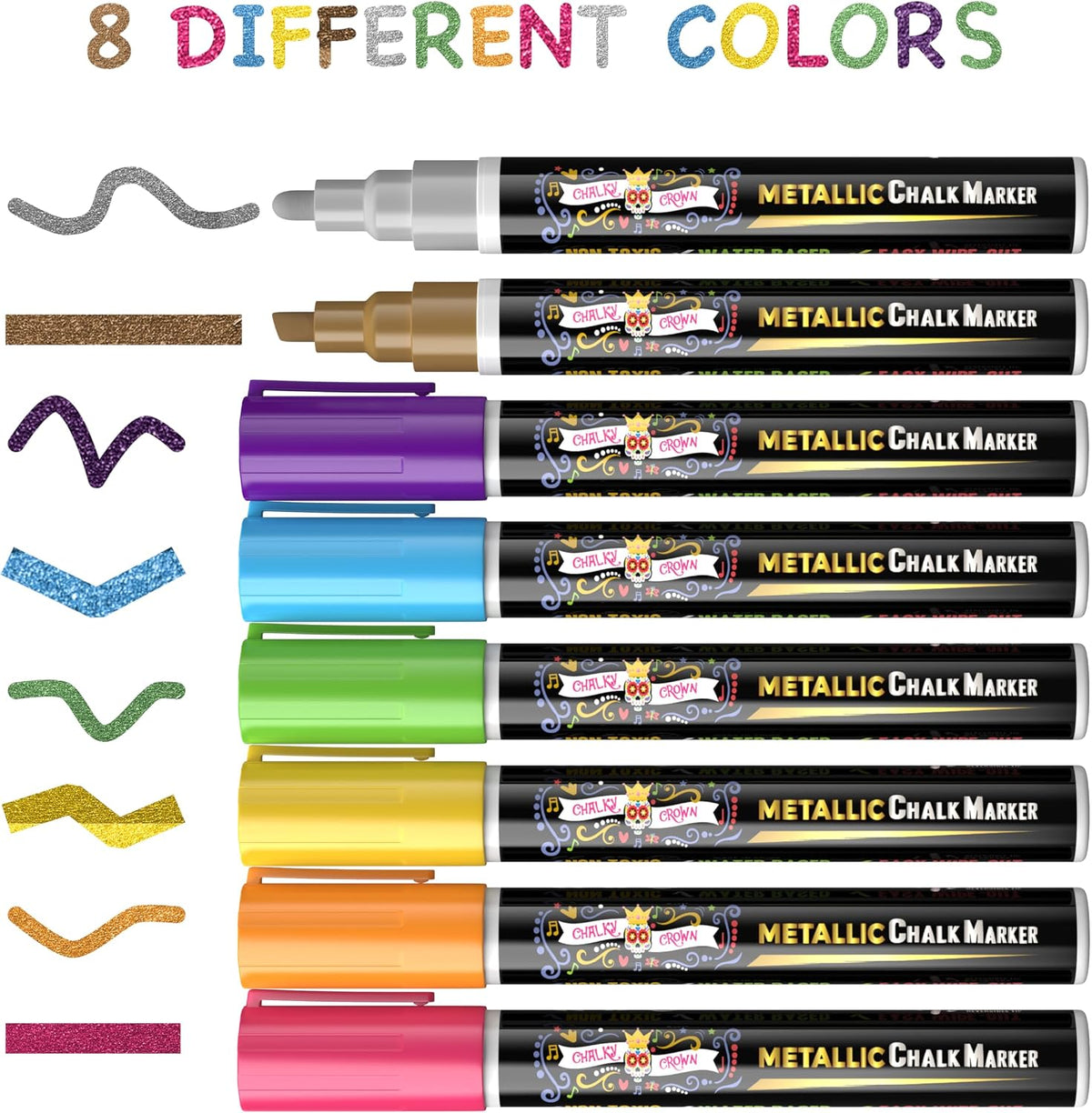 Liquid Chalk Markers - Bold Chalkboard Markers -, 6mm