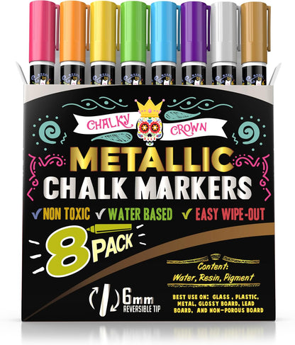 Liquid Chalk Markers - Bold Chalkboard Markers -, 6mm