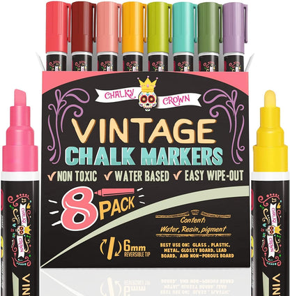 Liquid Chalk Markers - Bold Chalkboard Markers -, 6mm