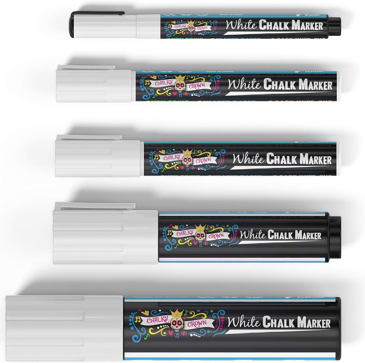 Liquid Chalk Markers - Bold Chalkboard Markers -, 6mm