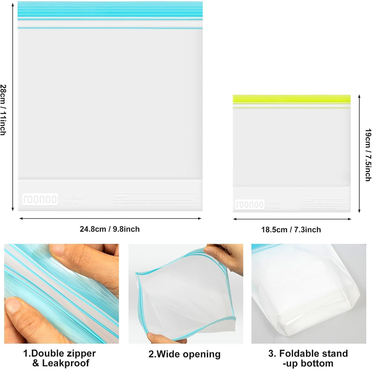 Reusable Quart Sandwich Bags