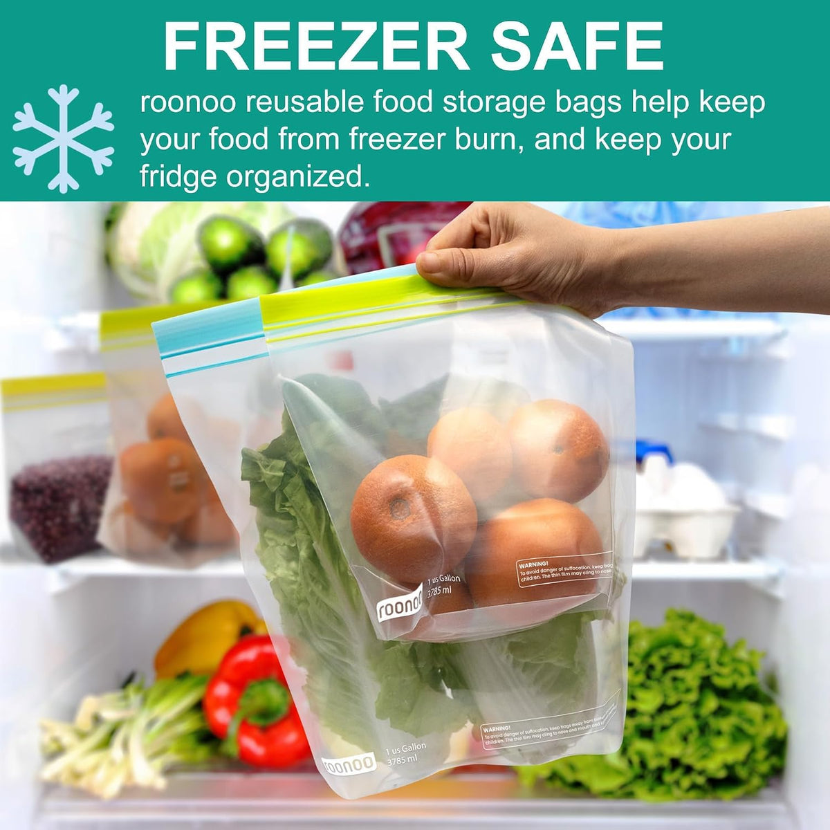 Reusable Quart Sandwich Bags