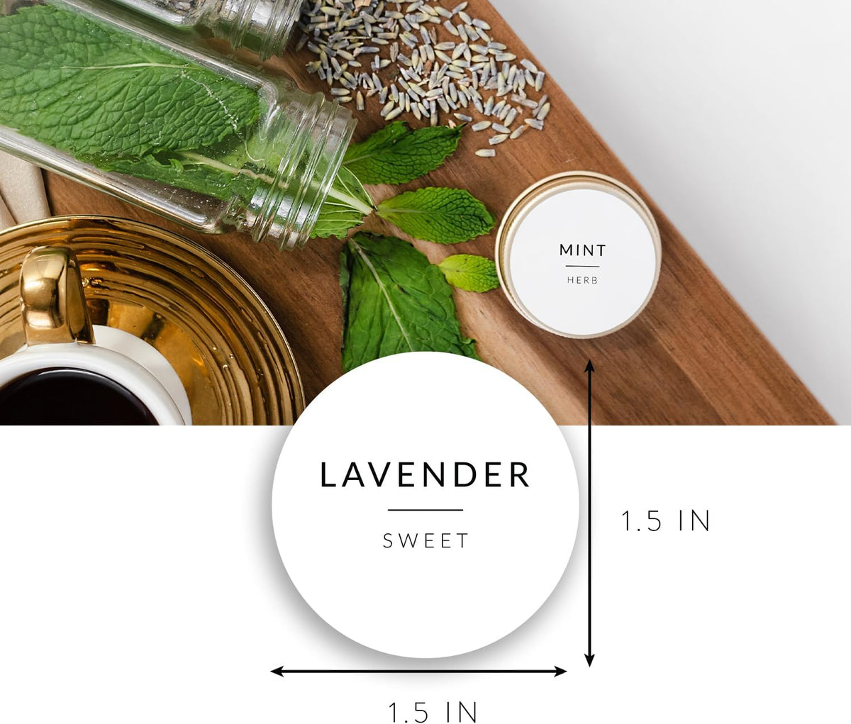 Indian Spice Labels Stickers for Jars and Lids - 96 South Asian Spice Jar Labels Waterproof Preprinted, Seasoning Herb Stickers for Containers Kitchen Pantry Organization