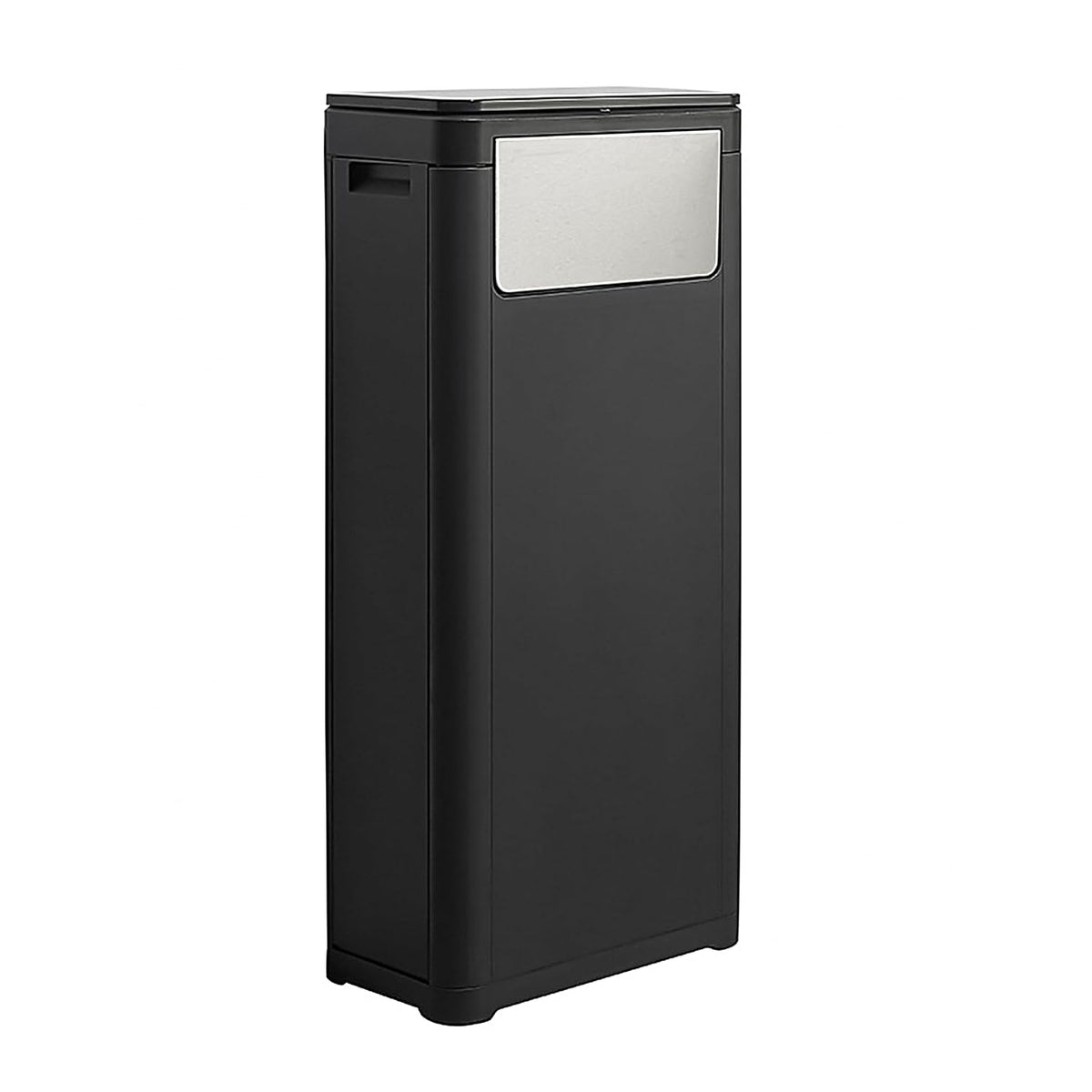 Trash Can with Lid, Large Tall 8 Gallon Commercial Trash Can,White
