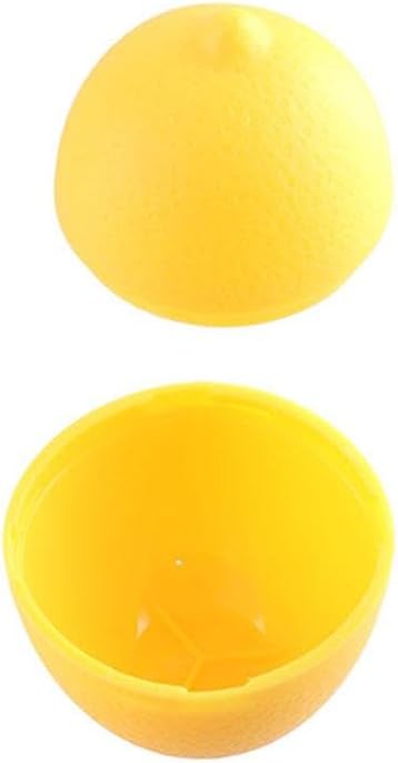 Lemon Storage Containers Lime Saver Fresh Keeper Fruit Storage Holder for Fridge Lemon Shaped Holder Lime See Through Moist Reusable Plastic Fresh
