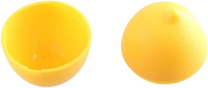 Lemon Storage Containers Lime Saver Fresh Keeper Fruit Storage Holder for Fridge Lemon Shaped Holder Lime See Through Moist Reusable Plastic Fresh