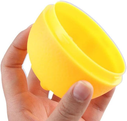 Lemon Storage Containers Lime Saver Fresh Keeper Fruit Storage Holder for Fridge Lemon Shaped Holder Lime See Through Moist Reusable Plastic Fresh