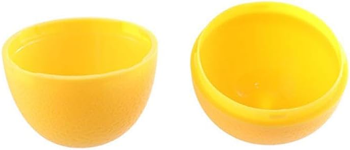 Lemon Storage Containers Lime Saver Fresh Keeper Fruit Storage Holder for Fridge Lemon Shaped Holder Lime See Through Moist Reusable Plastic Fresh