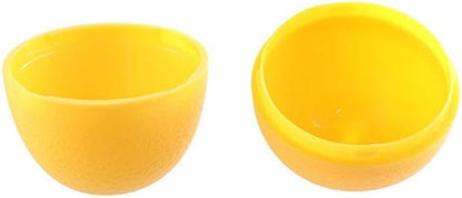 Lemon Storage Containers Lime Saver Fresh Keeper Fruit Storage Holder for Fridge Lemon Shaped Holder Lime See Through Moist Reusable Plastic Fresh