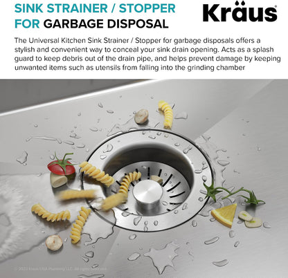 GDC-4 Garbage Disposal Strainer and Stopper