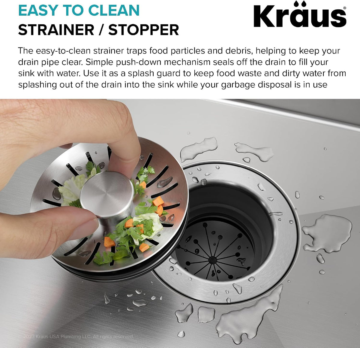 GDC-4 Garbage Disposal Strainer and Stopper