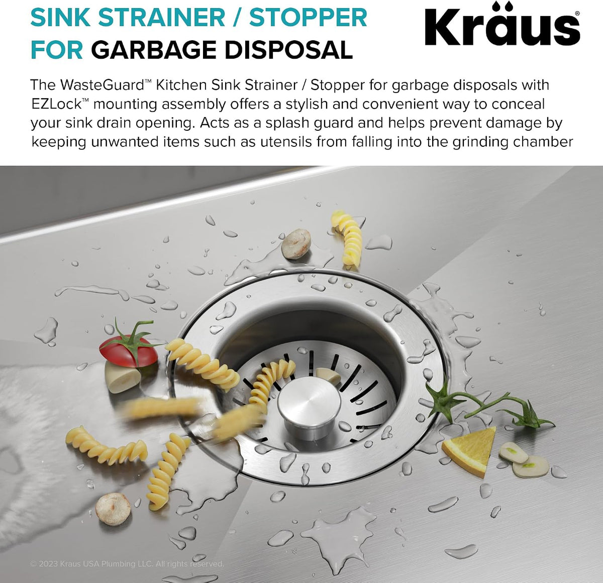 GDC-4 Garbage Disposal Strainer and Stopper